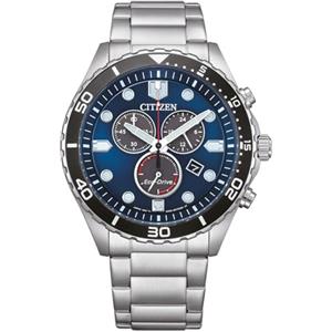 Citizen Herren-Uhren analogico Quarz 32026882, Blu, standard size, Bracciale