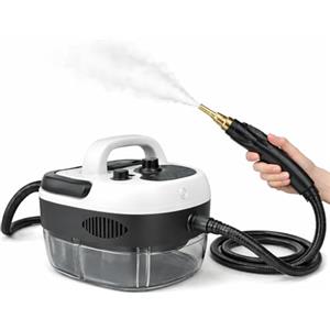 Vyzio Pulitore a vapore ad alta pressione SteaMax - rimuove grasso, sporco e germi | Getto potente, multi-superficie, riscaldamento rapido e senza prodotti chimici