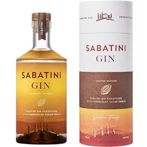 Sabatini Gin, London Dry Gin, 700ml, Ideale per Gin Tonic Premium, Note Fresche, Citriche e Floreali, con Finocchio Selvatico, Lavanda, Foglie di Olivo, Gin Artigianale Toscano, Idea Regalo, 41.3% Vol
