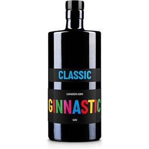 Ginnastic, Gin Classic London Dry, 700 ml, Limited Edition, Aroma Agrumato e Note di Vaniglia e Caramello Bruciato, con Ginepro di Rocca Imperiale, Lieve Retrogusto Affumicato, 42.80% Vol.