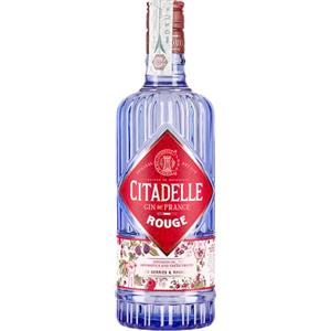 Citadelle, Gin Rouge, 700ml, Ideale per Gin Tonic Fruttato, Note di Frutti Rossi, Dolci e Piccanti, 24 Botaniche, Gin Artigianale Francese Distillato in Alambicco Tradizionale, Idea Regalo, 41,7% Vol.