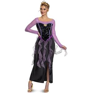 Disguise 129799B-EU - Costume classico da Ursula per adulti, per ragazze, multicolore