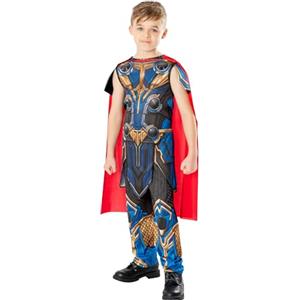 Rubie's 301275-l Costume ufficiale Marvel Thor: Love and Thunder Thor, costume da bambino per bambini, età 7-8 anni Carnevale