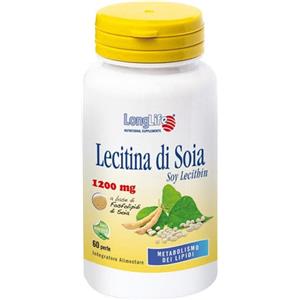 Longlife Lecitina Di Soia Integratore Alimentare 1200 Mg 60 Perle