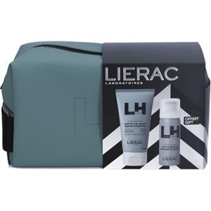 Lierac Set Natale Homme: Balsamo Dopobarba 75ml e Schiuma da Barba 150ml in Trousse Elegante