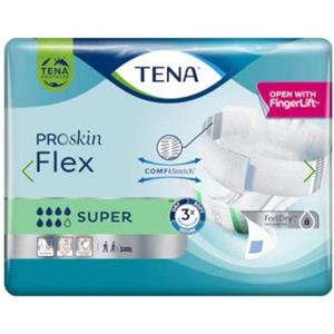 TENA Flex Super Pannolone Per Incontinenza Taglia Small 30 Pezzi con Sistema di Fissaggio a Cintura