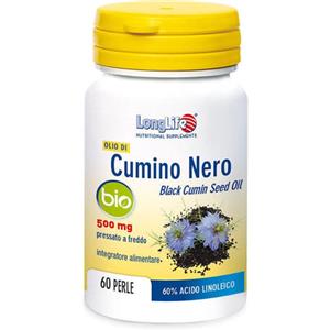Longlife Olio Di Cumino Nero Bio 60 Perle Integratore Alimentare