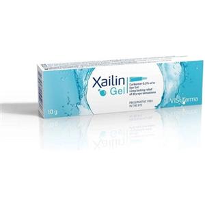 Xailin Gel - Gel Lubrificante Oftalmico 10g con Carbomer 0,2% per Sollievo dalla Secchezza Oculare