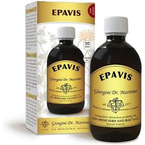DR.GIORGINI Epavis Liquido Alcoolico 500 ml - Integratore per la funzionalità epatica e digestiva