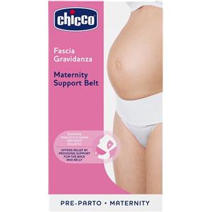 Chicco Fascia Gravidanza Taglia L - Supporto Confortevole in Tessuto Stretch per Addome e Lombari