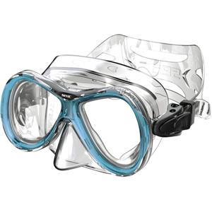 Seac Capri SLT - Maschera Subacquea Ipoallergenica per Snorkeling per Uomo, Donna e Bambino con Campo Visivo a Due Lenti