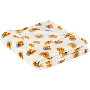 Amazon Basics Coperta in Pile Ultra-Morbido per Bambini, 127 x 152 cm, Orsetti del Bosco