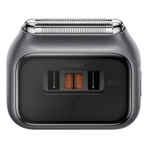 Laifen P3 Pro Rasoio Elettrico, Regolabarba Uomo con Motori ad Alta Velocità Proprietari, 2 Da 12.000 Tagli/Min, Durata Della Batteria Di 100 Minuti, Impermeabilità IPX7, Ideale per Viaggia
