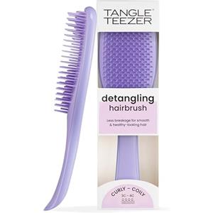 Tangle Teezer Spazzola Ultimate Detangler per Ricci Naturali - Per ricci definiti e afro 3C-4C meno crespi - Spazzola districante a doppie setole - Viola Passion