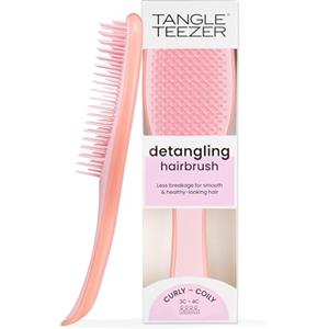 Tangle Teezer Spazzola Ultimate Detangler per Ricci Naturali - Per ricci definiti e afro 3C-4C meno crespi - Spazzola districante a doppie setole - Mango & Rosa