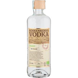 KOSKENKORVA_VODKA Koskenkorva, Original Organic Vodka, 700 ml, Vodka Biologica Finlandese con Note Secche, Prodotta con Orzo Finlandese, Distillata con Acqua Pura di Sorgente, Idea Regalo, 37,5% Vol.
