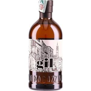 Vecchio Magazzino Doganale Gin Gil Peated, 500 ml, Ideale per Gin Tonic o Gustato Liscio, con Note Torbate e Citriche, con Infuso di Limoni IGP di Rocca Imperiale, Distillazione Artigianale, Idea Regalo, 43% Vol.