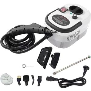 Generico Pulitore a Vapore ad Alta Pressione - 6 Livelli Alta Pressione Riscaldamento Rapido Potente 2500W,Strumento per Cucina e Bagno,per la Pulizia di Finestrini Auto, Sporco, Grassi e Pavimenti