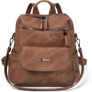 Aucuu Zaino Donna, Borsa Zaino Donna Elegante, Zainetto Multifunzionale, Zainetto Casual in Pelle PU, Zaini Antifurto, Borsa a Zaini Casual per Shopping Scuola Viaggio Lavoro