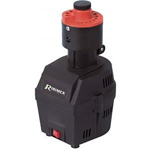 Ribimex Affilatore di Punte per Trapano, Affila Punte con Diametro 3-10 mm, Motore da 70 W e 1600 Giri/Min, Mola con Diametro 58 mm Regolabile in Altezza - PRIAF70