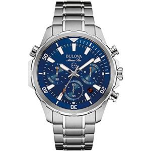 Bulova Orologio Analogico al Quarzo Uomo con Cinturino in Acciaio Inox 96B256