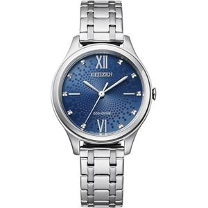 Citizen Orologio Analogico Eco-Drive Donna con Cinturino in Acciaio Inox EM0500-73L