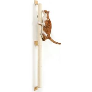 FUKUMARU Tiragraffi da Parete per Gatti, (L:152cm) Colonne Tiragraffi da Parete, Albero da Arrampicata in Sisal Robusto per Gatti Grandi da Interno.