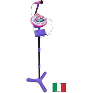 VTech Kidi SuperStar Light Show, Microfono Karaoke per Bambini, Effetti Luminosi da Concerto, Collega il Tuo Lettore MP3, Microfono Regolabile Max 140cm, Lingua Italiana, Batterie Incluse, 6+ Anni