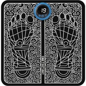 Generico EMS Massaggiatore Piedi, Elettrostimolatore Muscolare per Massaggio Plantare, Riflessologia | Massaggiatore Elettrico | Massaggio Piedi Portatile, Allevia Gonfiore Caviglie, 19 Livelli