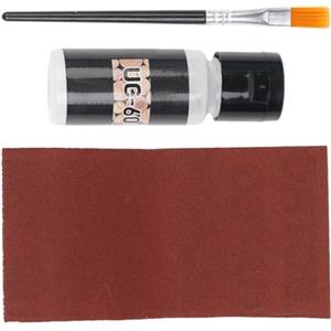 Jotekonoby Olio di manutenzione in sughero per canna da pesca per riparazione e protezione, sigillante impermeabile per mulinelli d'acqua dolce e salata, 6 x 5 x 1 cm, manico in ABS nero