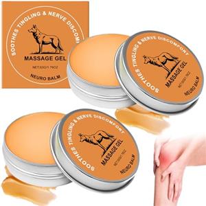 YAAYEELE 2 Therawolf Neuro Balm, Unguento Rinfrescante alle Erbe per il Corpo per Uso Quotidiano, per Schiena, Collo, Mani, Ginocchia, Articolazioni
