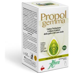 ABOCA Propolgemma Spray No Alcool 30 ml - Trattamento per Gola e Cavo Orale per Adulti e Bambini