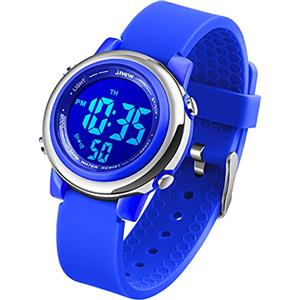 VenSten Kids Digital Sport Waterproof Watch for Girls Boys, Kid Sports Outdoor LED Electrical Watches with Luminous Alarm Stopwatch Child Wristwatch
