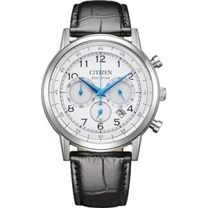 CITIZEN CA4630 Eco-Drive Solar Chrono Orologio da uomo con diametro di 42 mm in diverse varianti, Nero, cinghia