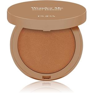 Pupa Wonder Me Shiny Bronzer 004 Dark Warm - Terra Cotta Luminosa 6g con Effetto Abbronzatura Naturale