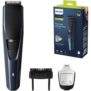 Philips Regolabarba Philips serie 3000 - Regolabarba elettrico per uomo con rifinitore di precisione per barba, sistema Lift & Trim, 90 min di uso cordless e 1 ora di ricarica (modello BT3238/15)