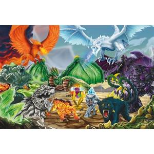 Schmidt Spiele 56565 Eldrador Puzzle da 100 pezzi per bambini, con una figura originale Schleich