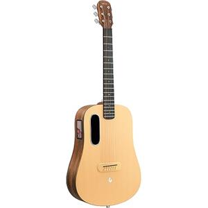 LAVA ME 4 Spruce - Chitarra elettroacustica con sistema FreeBoost 2.0, chitarra intelligente con borsa ideale, cavo dati, chiave per truss rod, supporta WiFi 2,4 GHz/Bluetooth 5G (36 pollici)