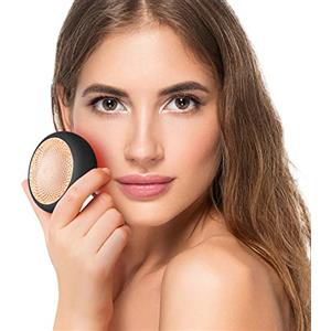 FOREO UFO 2, trattamento maschera LED viso, trattamento viso con LED a spettro completo, termoterapia, crioterapia, massaggiatore viso, miglior assorbimento dei prodotti di skincare, Black