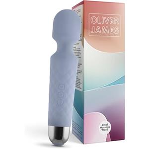 Oliver James Vibratore Sessuale per Donna - Massaggiante Personale Con 8 Velocità e 20 Modalità - Stimolatore Punto G - Dildo vibrante, Vibratorepunto squirt, Giocattoli Sessuali - Oliver James (Blu)