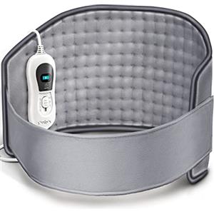 sinnlein Cintura Termica per Schiena e Reni | Termoforo Elettrico Schiena e Collo | Cintura Riscaldante con 3 impostazioni di Temperatura e Spegnimento Automatico