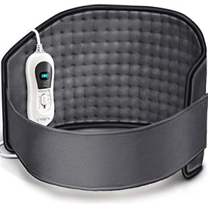 sinnlein Cintura Termica per Schiena e Reni | Termoforo Elettrico Schiena e Collo | Cintura Riscaldante con 3 impostazioni di Temperatura e Spegnimento Automatico