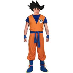Funidelia Costume Ufficiale di Goku Dragon Ball per Uomo, Tenuta da Super Saiyan per Adulto Dragon Ball, Costumi di Carnevale, Halloween e Addii al Celibato - Taglia S
