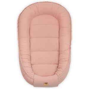 PIMKO Nido per Neonato Riduttore lettino per neonati Culla 60 x 90 cm mussola di cotone, colore: rosso