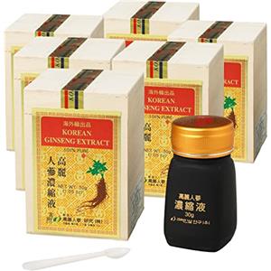 Equilibra 6x Equilibra Estratto Puro di Ginseng Coreano Rivitalizzante Tono ed Energia per Mente e Corpo - 6 Barattoli da 30g