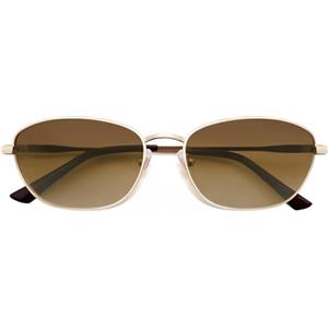 SOJOS Occhiali da Sole Retro Ovali Polarizzati da Donna e Uomo Anni 90 Stile Vintage Metallo Protezione UV400 Occhiali da Sole SJ1245, m