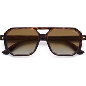 SOJOS Occhiali da sole da piloti quadrati retrò polarizzati donna uomo vintage 70 UV400 protezione SJ2609, Tartaruga, m
