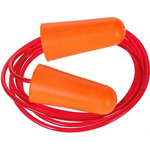 Portwest Corded PU Foam Ear Plug (200) - Color: Orange