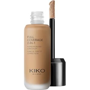 KIKO Milano Full Coverage 2-In-1 Foundation & Concealer 48 - NG100, Fondotinta E Correttore 2 In 1, Elevata Coprenza