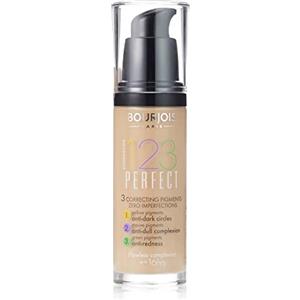 Bourjois - Fondotinta Liquido 1,2,3 Perfect Foundation - Fondotinta Idratante a Lunga Durata SPF 10 per Tutti i Tipi di Pelle Anche Miste - 52 Vanilla - 100 ml
